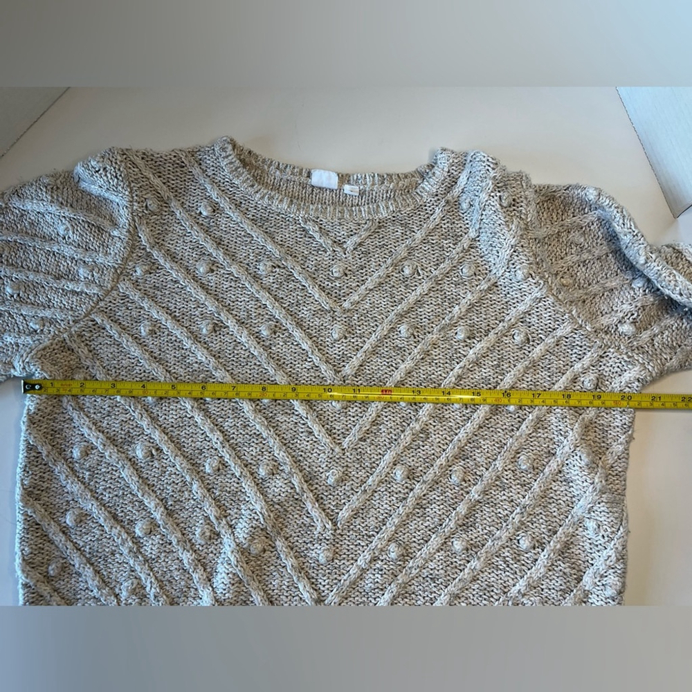 GAP Womens Cable Knit Sweater Beige - Picture 7 of 7